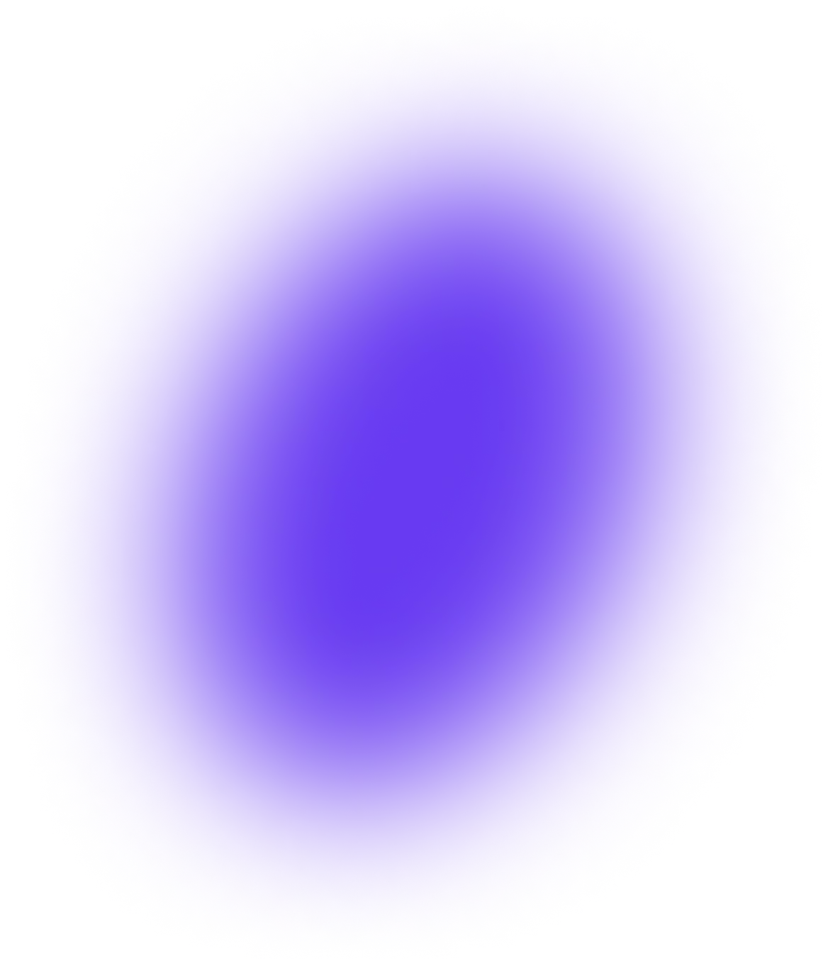 A soft, blurry, oval-shaped purple glow on a transparent background, fading out at the edges with a subtle blue and pink aura.