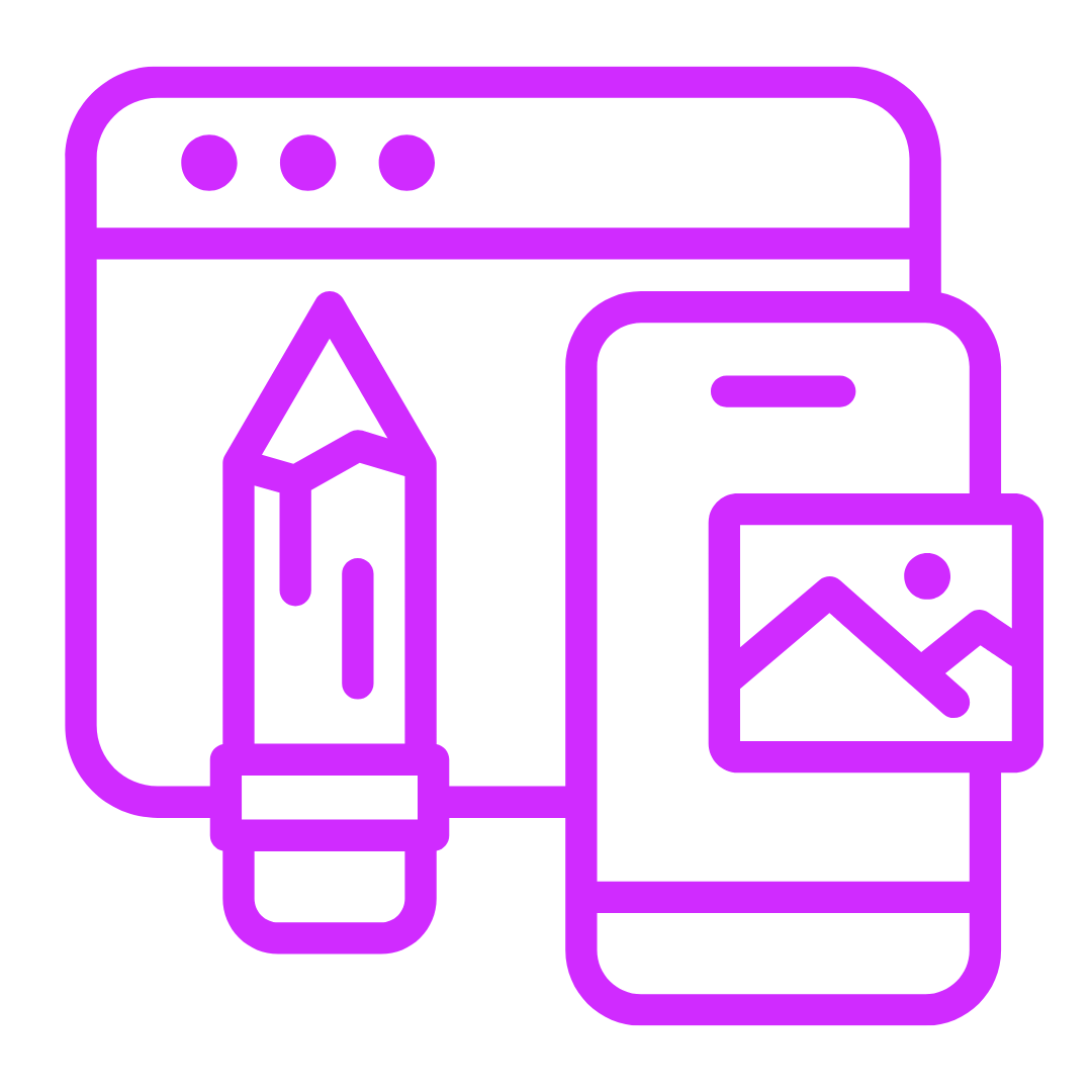 Designer creating a user-centric mobile app interface with a clean, minimalist UI layout.