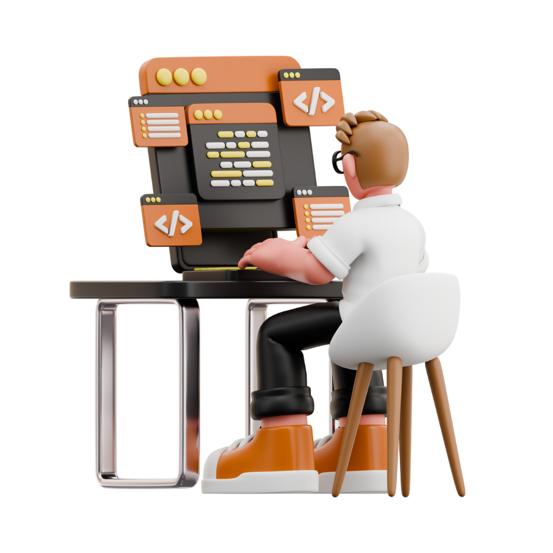 Custom web development solutions built by Incorelab with a clean, high-tech aesthetic.
